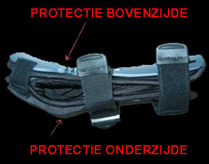 flexmeter snowboard pols protector double voorbeeld